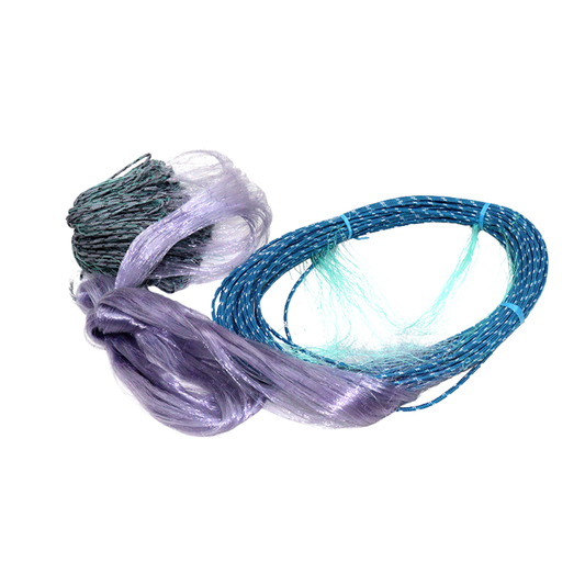 Finnish Fishing Net 3-Layer Trammel Net, Reinforced Nylon Silk Gill Net with Weighted Rope for Saltwater & Freshwater