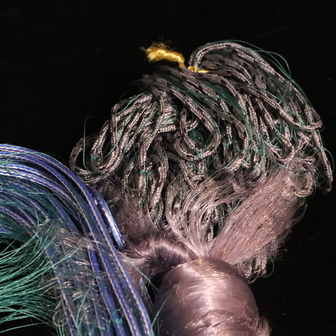 Finnish Fishing Net 3-Layer Trammel Net, Reinforced Nylon Silk Gill Net with Weighted Rope for Saltwater & Freshwater