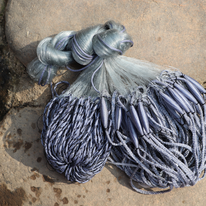 1.8m x 30m Finnish Style Single Layer Gill Net | Tangle-Free Weighted Sinking Net