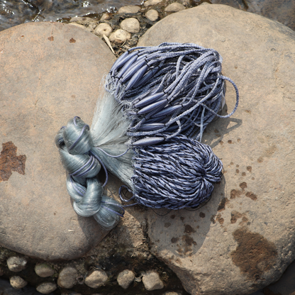1.8m x 30m Finnish Style Single Layer Gill Net | Tangle-Free Weighted Sinking Net