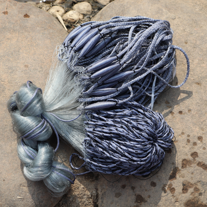 1.8m x 30m Finnish Style Single Layer Gill Net | Tangle-Free Weighted Sinking Net